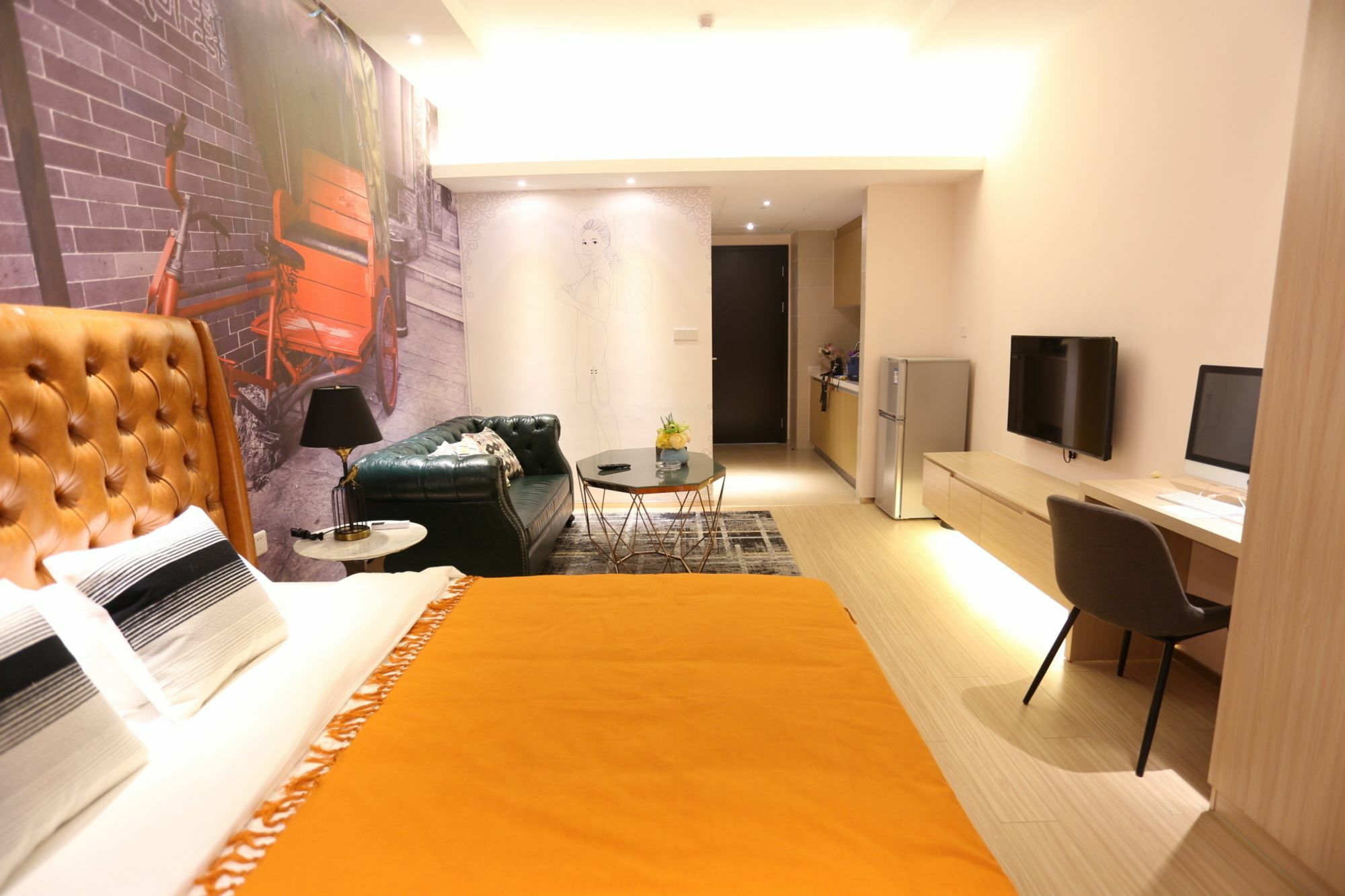 Yumi Apartment Lida Plaza Branch Guangzhou Dış mekan fotoğraf